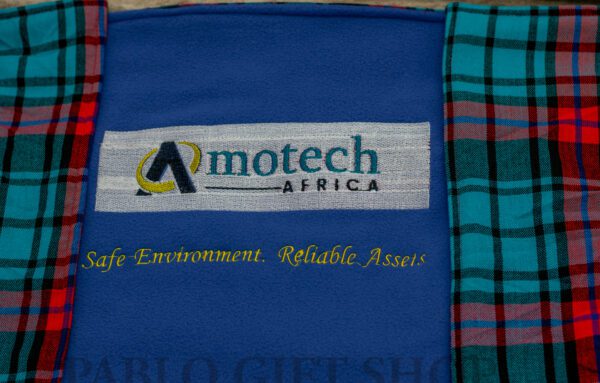 Amotech Branded Maasai Fleece Blanket