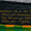 Personalised Fleece Blanket-Anniversary Gift