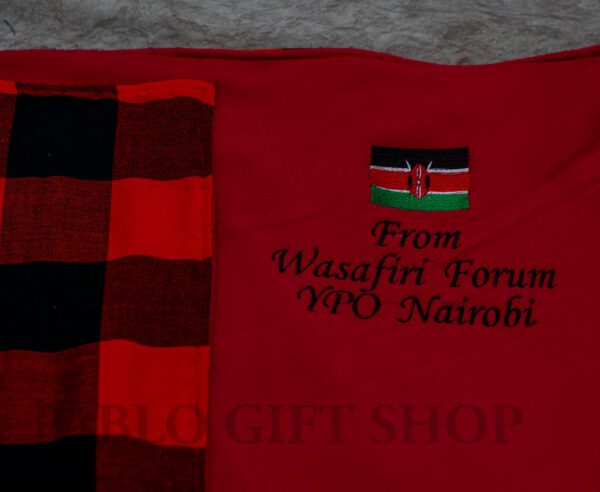 Wasafiri Throw Maasai Blanket