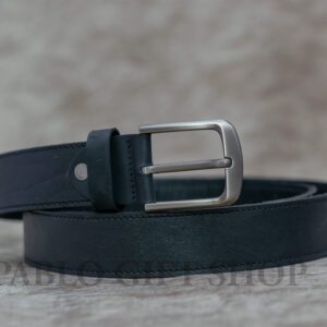 Black  Pure Leather Belt