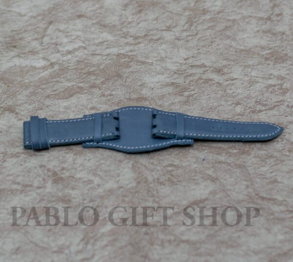 Blue Pure Leather Watch Straps