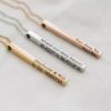 'Customised Engraved Necklaces