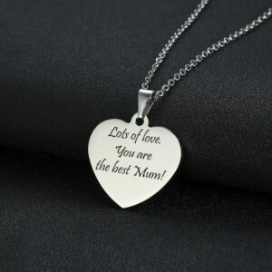 You Are The Best Mom Personalised Pendant