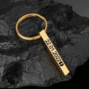 4-Sided Bar Gold Key Holder