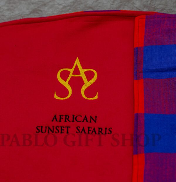 Branded Maasai Fleece Blanket with a Logo