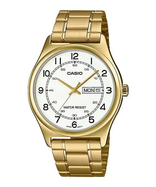 Casio MTP-V006G-7BUDF Men's Gold Easy Read Watch
