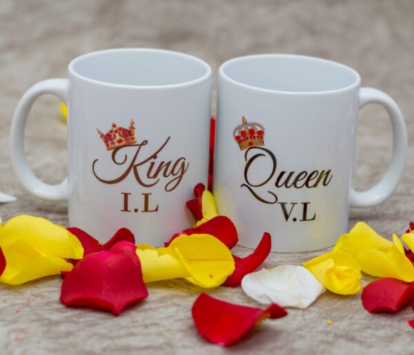 King And Queen Customized Mugs