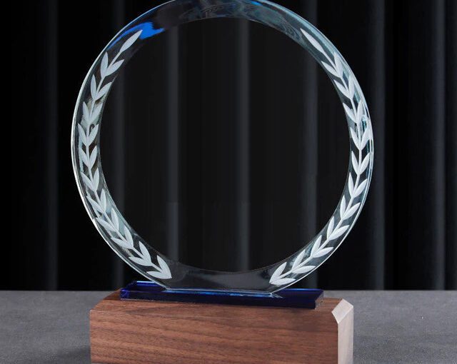 Prism Shaped Acrylic Award
