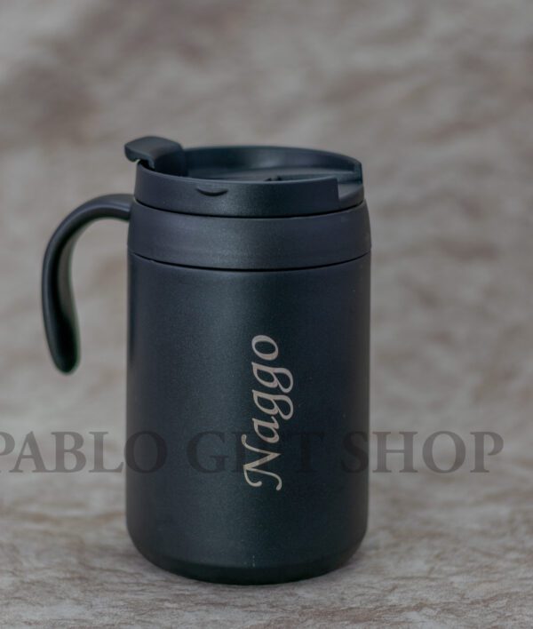 Branded Black Travel Mug