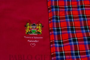 Corporate Branded Fleece Blanket- Ministry of Education