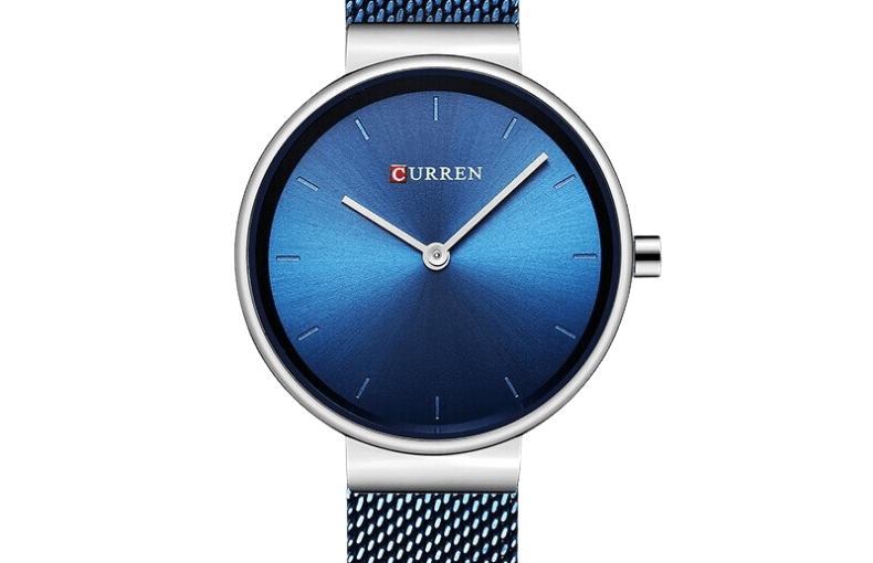 Curren C-9016 Blue Minimalist Ladies Watch