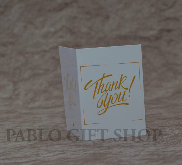 Free Thank You Card With Every Purchase