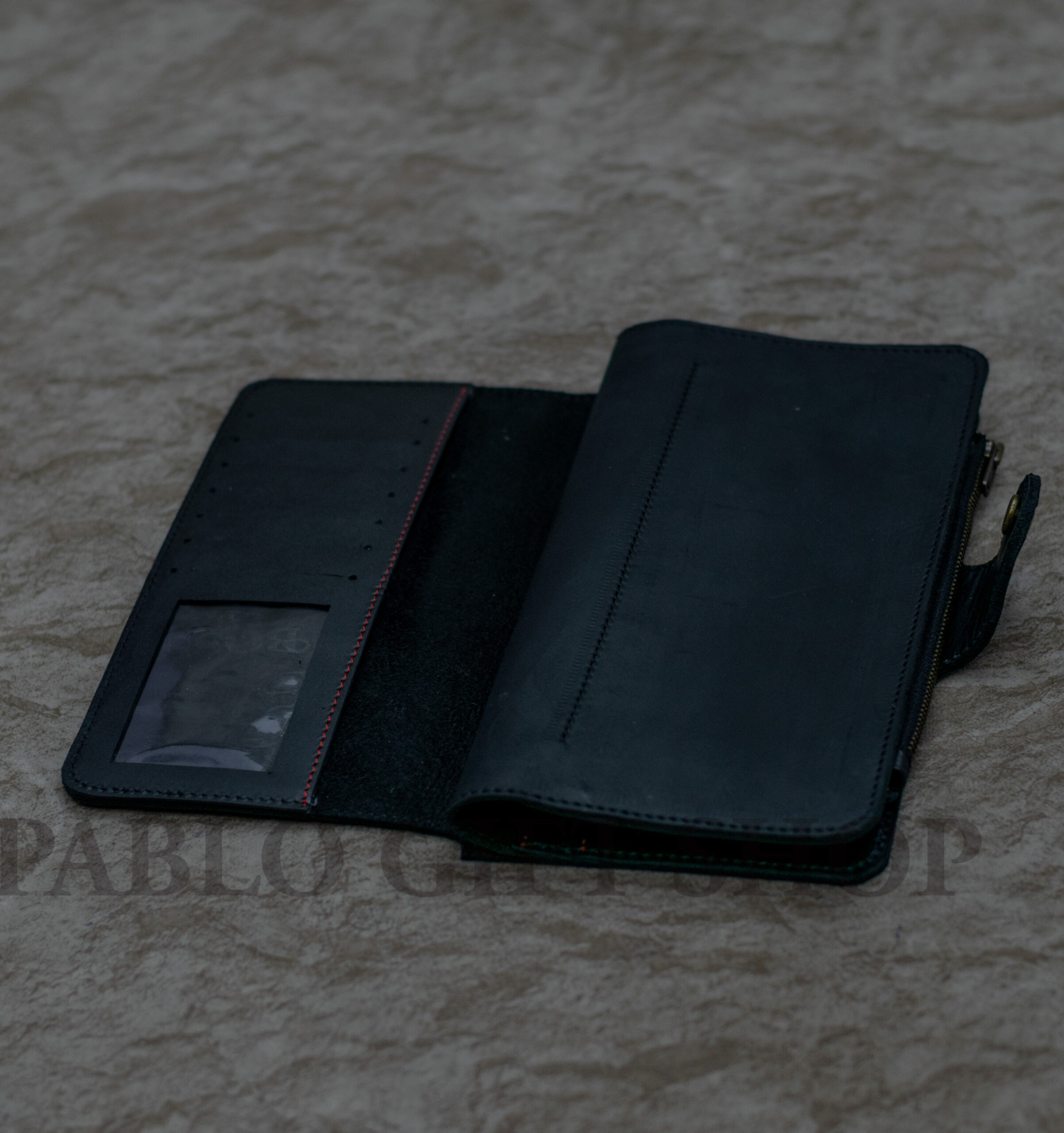 Ladies Wallet with a Passport Holder Pocket