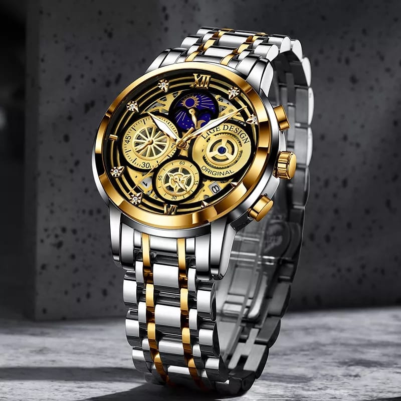 LIGE 8942 Men Luxury Wrist Watch