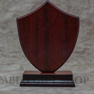 Wooden Shield Trophy Plaque Award