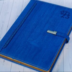 A5 Day a Page Blue Diary