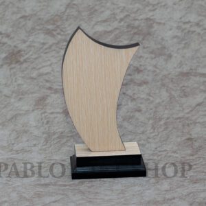 Arc Shaped Wood Plaque Award Trophy