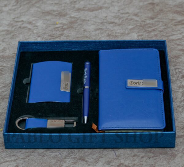Branded Blue Corporate Gift Set