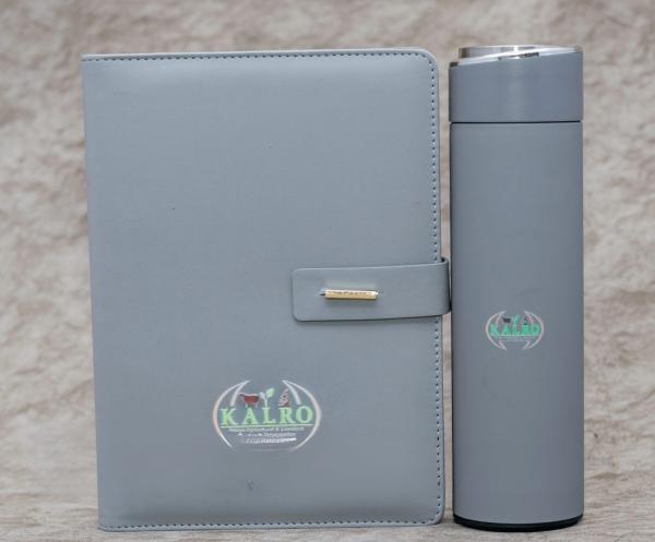 Branded Executive B5 Notebook and Thermo Flask