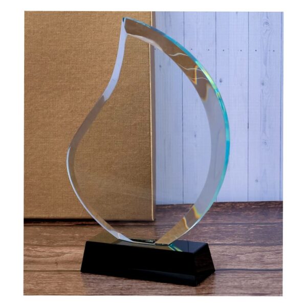 Cone Crystal Clear Corporate Trophy