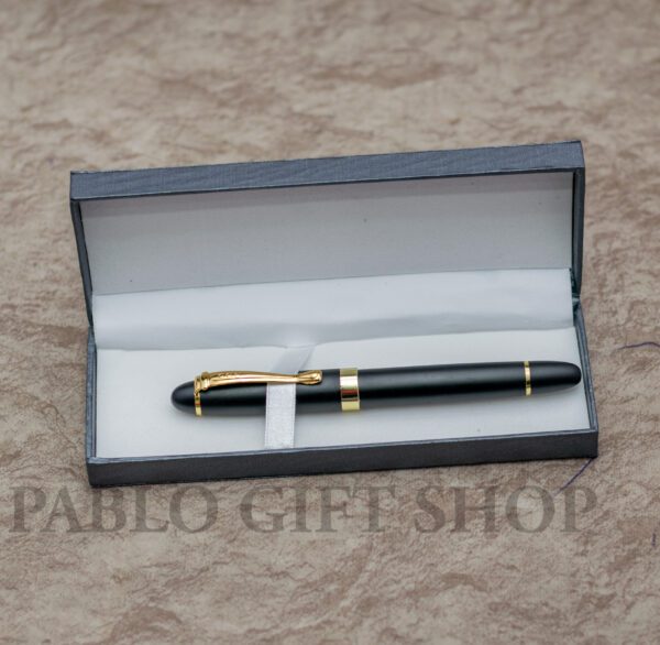 Customizable Black and Gold Executive Pen