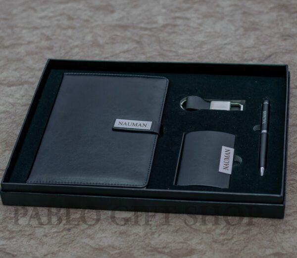 Customized Executive Black Gift Set