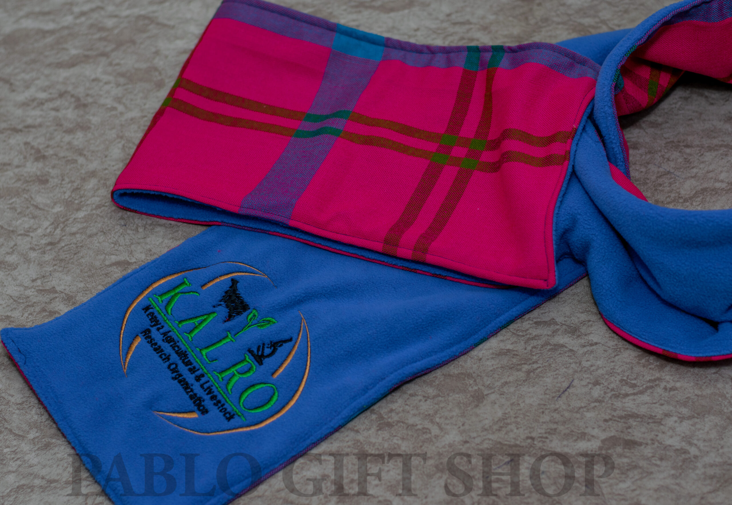 Customized Maasai Fleece Scarf- Corporate Gift