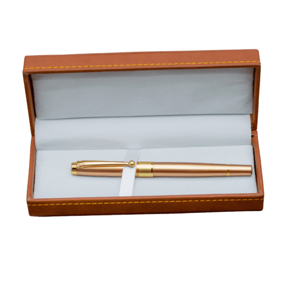 Gold Ball Point Pen in a Case