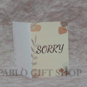 I am Sorry Apology Card