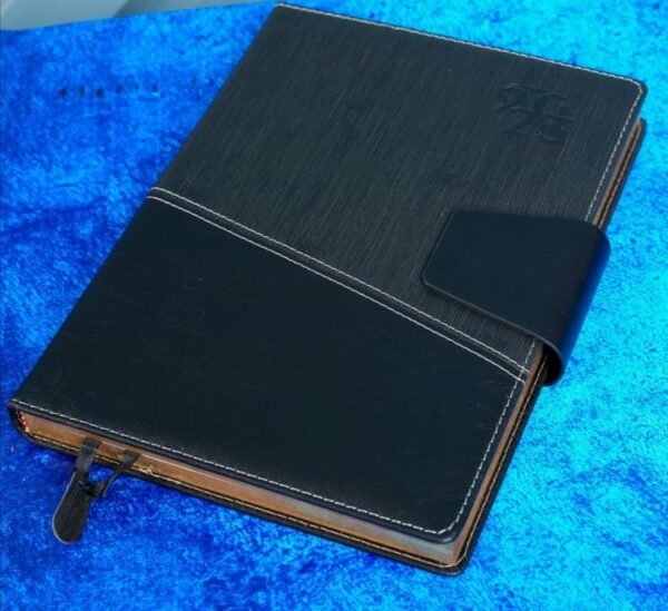 Personalised A5 Black 2023 Diary