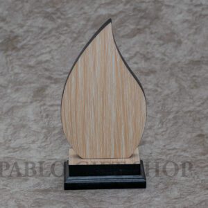 Wooden Pointed Trophy Award
