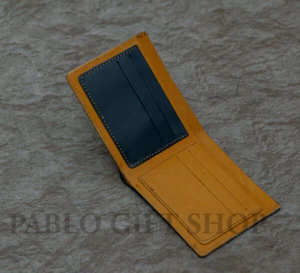 Black and Tan Pure Leather Wallet