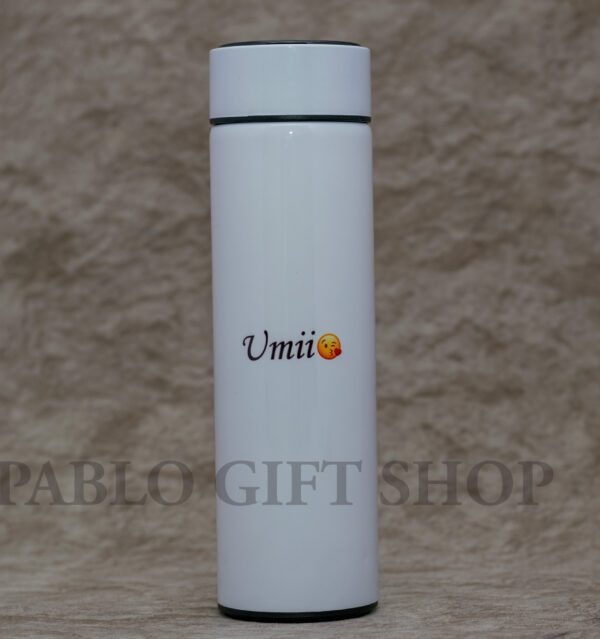 Customized White Thermo Flask