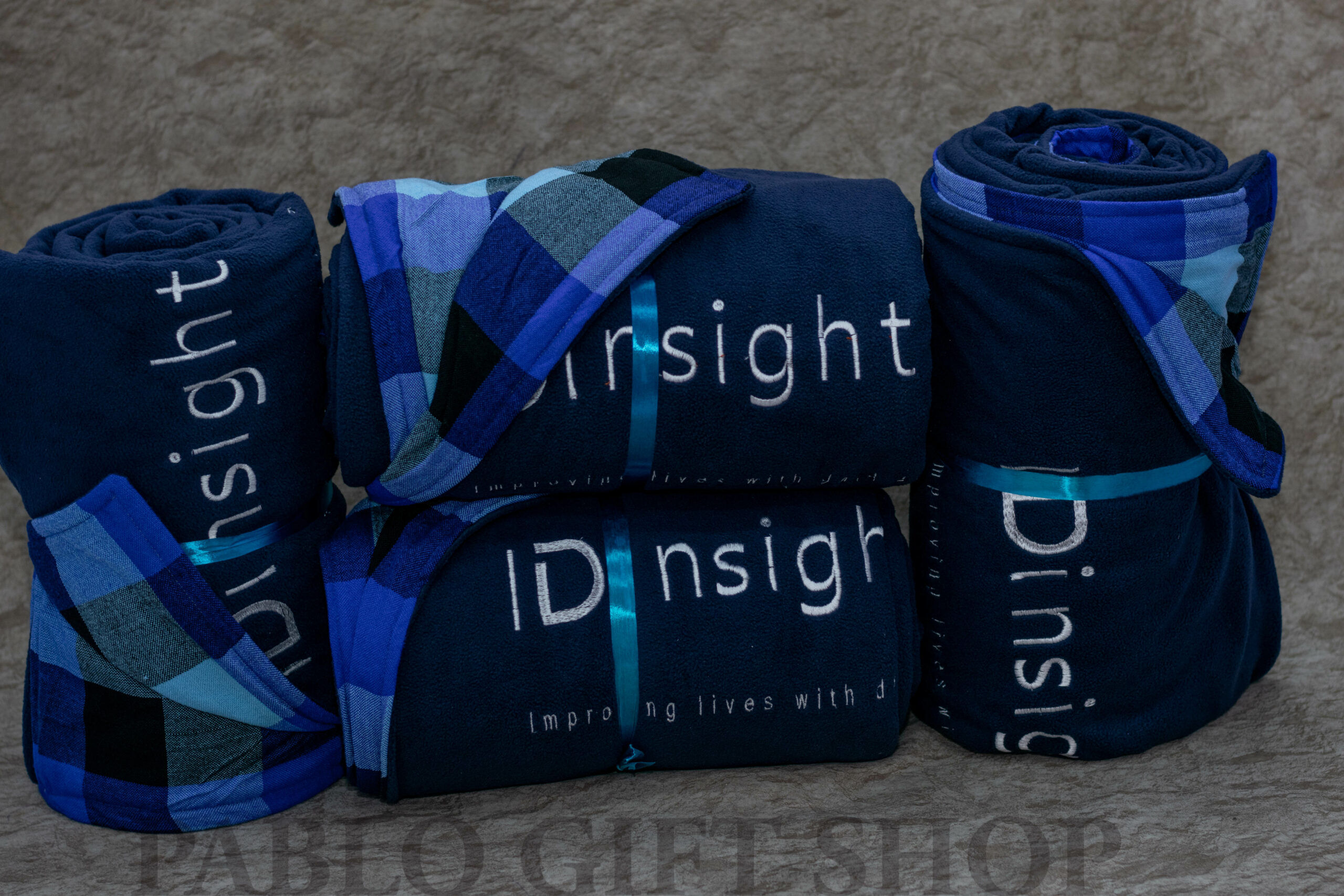 Branded Blue Corporate Maasai Blankets