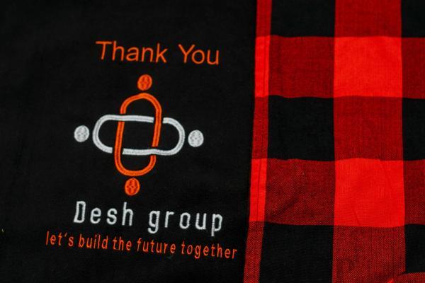 Company logo branded Maasai Shuka