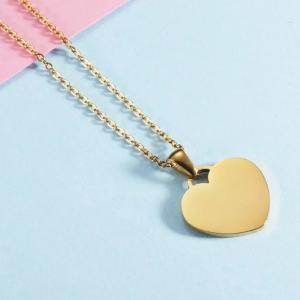 'Gold Shaped Heart Necklace