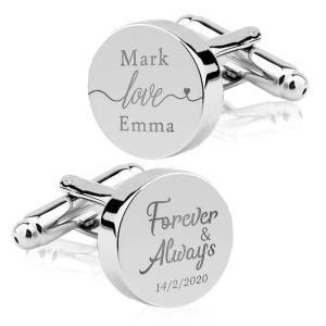 Personalized Stainless Steel Cufflinks