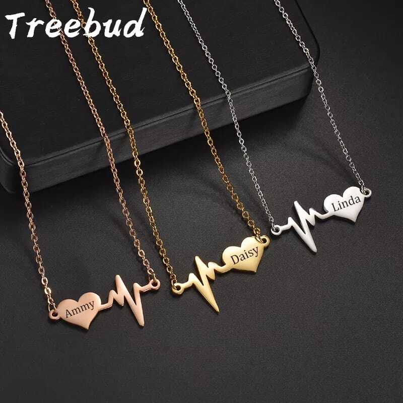 'Silver Heartbeat Necklace