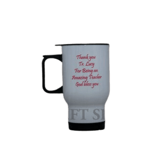 Branded White Thermal Coffee Mug