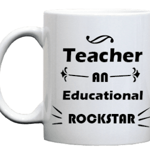 Customized Rockstar Teacher Mug