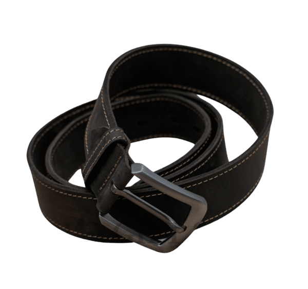 Dark Brown Men Pure Leather Belt