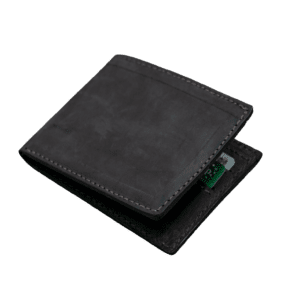 Grey Pure leather Wallet