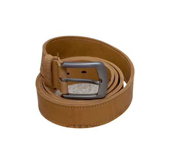 Men Leather Belt- Tan Brown