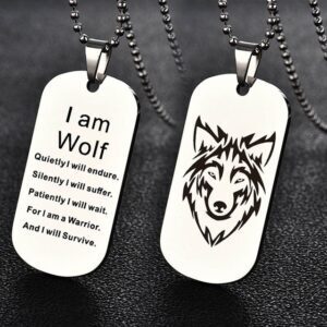 Fashion Wolf Pendant Necklace