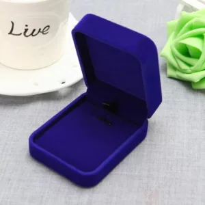 Blue Velvet Necklace Gift Box
