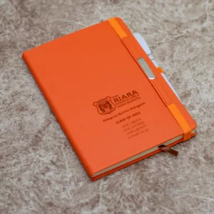 A5 Orange Branded Notebook