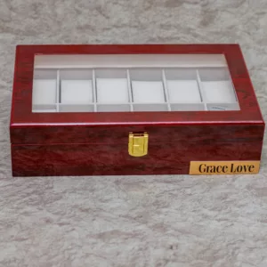 Customized Wooden Watch Box Organizer