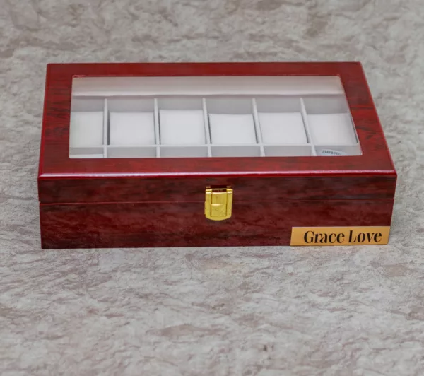 Customized Wooden Watch Box Organizer