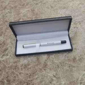 Branded White Excutive Pen With Case