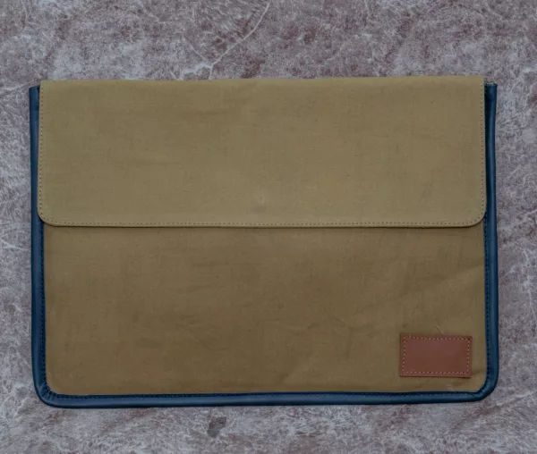 Canvas Waxed Document Holder Bag